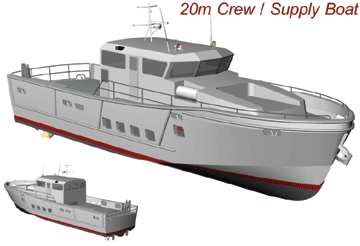 20M Traditional Crew Boat